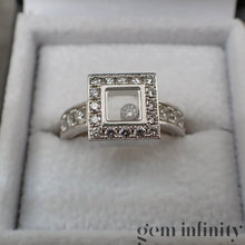 Charger l'image dans la galerie, Chopard, Happy Diamond, Bague or gris et diamant