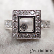 Charger l'image dans la galerie, Chopard, Happy Diamond, Bague or gris et diamant