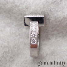 Charger l'image dans la galerie, Chopard, Happy Diamond, Bague or gris et diamant
