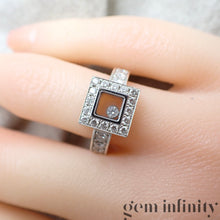 Charger l'image dans la galerie, Chopard, Happy Diamond, Bague or gris et diamant