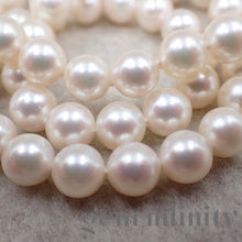 Charger l'image dans la galerie, Mikimoto, collier de perles Akoya, fermoir or