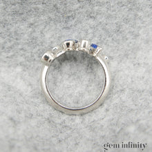 Charger l'image dans la galerie, CARTIER Méli Mélo, bague platine, diamants et saphirs