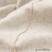 Charger l'image dans la galerie, Bracelet rivière or rose et diamants