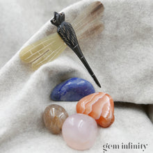 Charger l'image dans la galerie, COFFRET BONHEUR, Quartz bleu, Quartz rutilé, Calcédoine rose, Cornaline