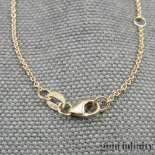 Charger l'image dans la galerie, Collier or rose et rubis