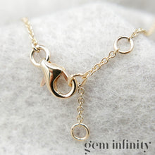 Charger l'image dans la galerie, Collier or rose, jaune et gris serti de diamants