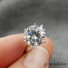 Charger l'image dans la galerie, Bague solitaire platine et diamant