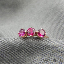 Charger l'image dans la galerie, Bague or rose et rubis