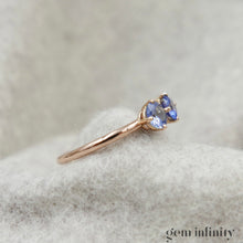 Charger l'image dans la galerie, Bague or rose et saphirs