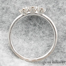 Charger l'image dans la galerie, Bague or gris et diamants