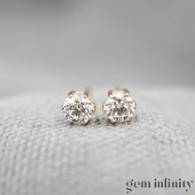 Charger l'image dans la galerie, Boucles d'oreilles or jaune et diamants