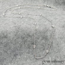 Charger l'image dans la galerie, Collier or gris et diamants