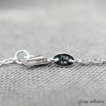 Charger l'image dans la galerie, Collier pendentif or gris et diamants