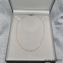 Charger l'image dans la galerie, Collier or rose et diamants