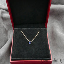 Charger l'image dans la galerie, Collier or rose et saphir