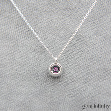 Charger l'image dans la galerie, Collier or gris rubis et diamants