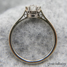 Charger l'image dans la galerie, bague solitaire or gris et diamant