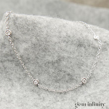 Charger l'image dans la galerie, Bracelet or gris et diamants