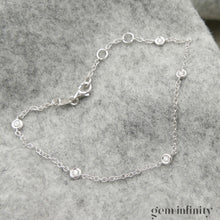Charger l'image dans la galerie, Bracelet or gris et diamants