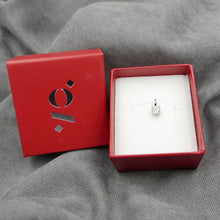 Charger l'image dans la galerie, Collier solitaire diamant or gris