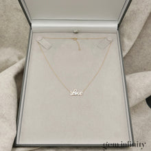 Charger l'image dans la galerie, Collier LOVE or jaune et diamants