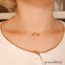 Charger l'image dans la galerie, Collier LOVE or jaune et diamants