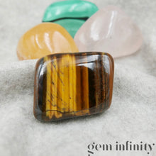 Charger l'image dans la galerie, COFFRET HOME SWEET HOME, Quartz rose, Malachite, Oeil de tigre et Calcite orange
