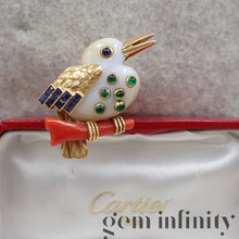 Charger l'image dans la galerie, Cartier, broche oiseau années 1950-60
