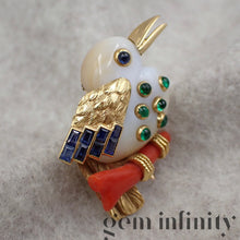 Charger l'image dans la galerie, Cartier, broche oiseau années 1950-60
