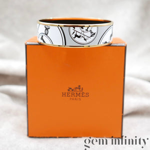 Hermès, bracelet imprimé Calèche