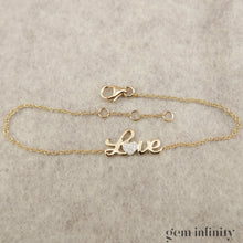 Charger l&#39;image dans la galerie, Bracelet LOVE or jaune et diamants
