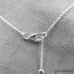 Collier or gris double cercles et diamants