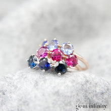 Charger l&#39;image dans la galerie, Bague or rose et rubis
