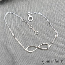 Charger l&#39;image dans la galerie, Bracelet Eternity or gris et diamant
