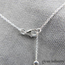 Upload image to gallery, White gold and diamonds necklace
