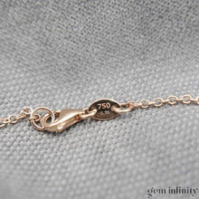 Charger l&#39;image dans la galerie, Collier or rose et diamants
