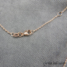 Charger l&#39;image dans la galerie, Collier or rose et saphir
