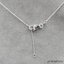 Charger l&#39;image dans la galerie, Collier or gris rubis et diamants
