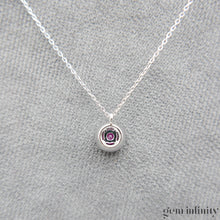 Charger l&#39;image dans la galerie, Collier or gris rubis et diamants
