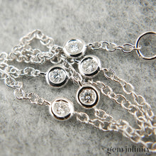 Charger l&#39;image dans la galerie, Bracelet or gris et diamants
